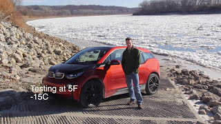 BMW i3 in Winter and Snow  Review [upl. by Ardehs]