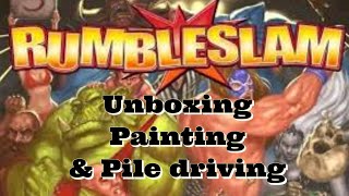 Rumbleslam Fantasy Wrestling Unboxing amp Painting TableTopCombat [upl. by Cirederf]