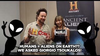 HistoryCon 2018 Do HUMANS have ALIEN genes Giorgio Tsoukalos explains [upl. by Bunce]