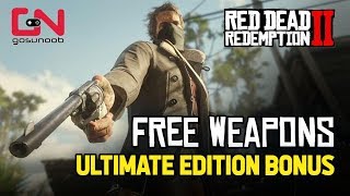 Red Dead Redemption 2 Online  Free Weapons Ultimate Edition Bonus  Showcase [upl. by Nerraf]