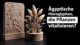 Ägyptische Hieroglyphen die Pflanzen vitalisieren [upl. by Richia]