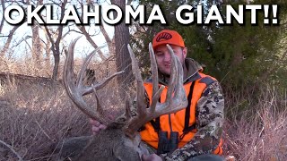 GIANT Oklahoma Whitetail  November Rifle Hunting [upl. by Sibylla]