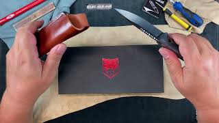 CBTKMNBLK Cobratec Knives Koonsman Fixed Blade Black [upl. by Lunneta]