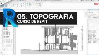 Curso de Revit Arquitectura  REVIT  Topografia  Terreno y terrazas con revit 2018  CAD [upl. by Ecinwahs]