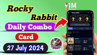 Rocky Rabbit Combo 27 July  Rocky Rabbit Today Combo [upl. by Absa]