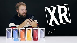 Распаковка iPhone XR всех цветов [upl. by Naeroled]