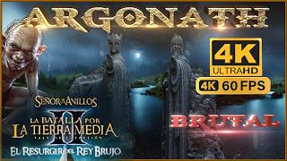 El Resurgir del Rey Brujo  4k 60 fps Argonath  Hombres vs Trasgos  BRUTAL [upl. by Idolla174]