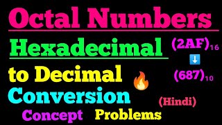 octal hexadecimal decimal conversion [upl. by Herzig]