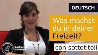 Deutsch  Was machst du in deiner Freizeit mit Untertiteln [upl. by Dryden]