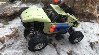 See it RC  Winter Storm Jupiter Ice Drifting 4x4 Dromida buggy  car Nerf Dart Shooter [upl. by Ardnosak]