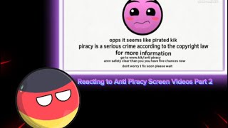 Reacting to Anti Piracy Screen Videos Part 2 [upl. by Aninaig511]