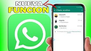 WhatsApp INCLUYE la Función de OCULTAR CHATS con CODIGO 2024 ✅ [upl. by Vernita]