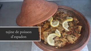 tajine au poisson à lespadon à la patate douce et pommedeterre [upl. by Yebot607]