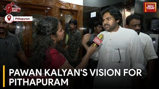 Pawan Kalyans Commitment To Pithapurams Development amp Election Predictions  India Today News [upl. by Hnahym]