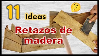 11 IDEAS FÁCILES RECICLANDO MADERA 2023  Manualidades con trozos de tablas de madera  wood crafts [upl. by Millian939]