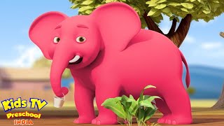 Ek Mota Hathi एक मोटा हाथी Hindi Rhyme and Preschool Song for Kids [upl. by Dlanar]