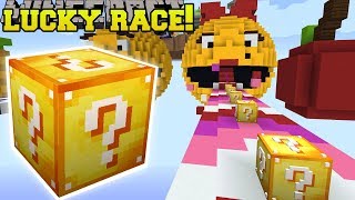 Minecraft MS PACMAN LUCKY BLOCK RACE  Lucky Block Mod  Modded MiniGame [upl. by Sivraj]