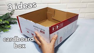 3 Clever DIY Cardboard Box Changing previously used boxes into environmentallyfriendly treasures [upl. by Ilenna]