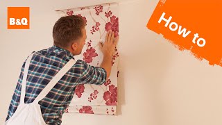 How to hang wallpaper part 2 hanging [upl. by Rimidalv]