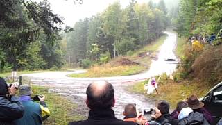 Rallye alsace wrc crash loeb [upl. by Sulihpoeht]