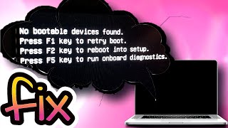 How to fix  No boot device found Press any key to reboot the machine [upl. by Nylrebmik]