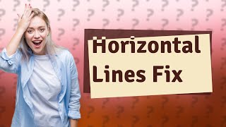 How do you solve horizontal lines [upl. by Jessa350]