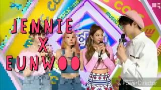 JENNIE x EUNWOO Show Music Core 20170701 [upl. by Aicilaana866]