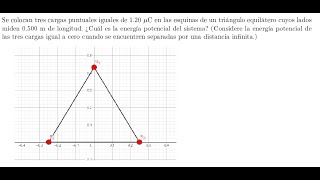 Energía potencial eléctrica de un sistema de cargas puntuales [upl. by Arahsal]