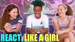 Haschak Sisters  Like A Girl Chance Olivia amp Sierra REACT [upl. by Hewie]