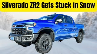 2024 Silverado ZR2 Bison Vs Unplowed Streets [upl. by Abbot]