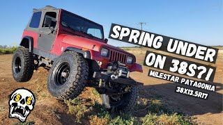 Old School Jeep YJ Build Part 1  The Plan Spring Under on 38s [upl. by Ulric]