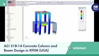 Webinar ACI 31814 Concrete Column and Beam Design in RFEM USA [upl. by Nikoletta]