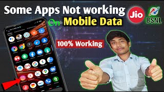 Some Apps Not Working on Mobile Data After Update  Internet not Working in Some Apps  Android [upl. by Notfilc542]