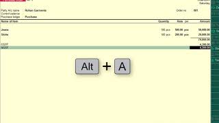 Purchase Order And Sales Order With GST in Tally ERP in Hindi Part1 [upl. by Ellezig]