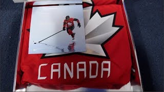 Unboxing 2018 Team Canada Olympic Hockey Jersey [upl. by Javed]