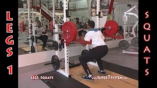 SQUATS Workout Best Way to Exercise Super 7 System  LEGS 1 [upl. by Aidnis721]