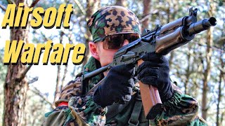 Airsoft War MP41 M4 M16 M14 POW Scotland HD [upl. by Nelyt]