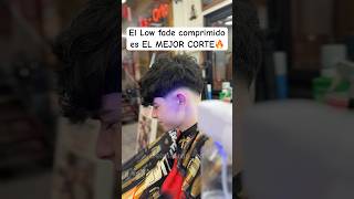 Low fade comprimido EL MEJOR CORTE 🔥 lowfade barbershop chile [upl. by Thornie]