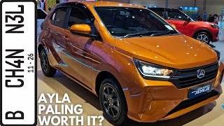 In Depth Tour Daihatsu Ayla R CVT A350  Indonesia [upl. by Alahs]