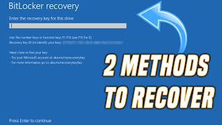 Bitlocker Recovery Key [upl. by Aminta]