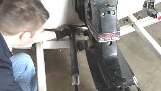 Removing a Mercruiser Bravo Sterndrive [upl. by Teresita]