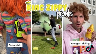 🔥1 HOUR🔥King Zippy  living with siblings best best pranks  TikTok Compilation [upl. by Kcirtapnhoj]