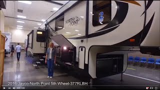 2016 Jayco North Point 5th Wheel 377RLBH [upl. by Sikko423]