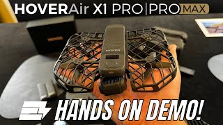 HoverAir X Pro  Pro Max  HANDS ON FIRST LOOK [upl. by Mayor]