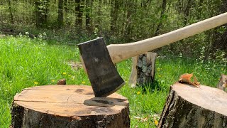 Council tool 5lb splittingfallers axe Out of the box review [upl. by Atiluap676]