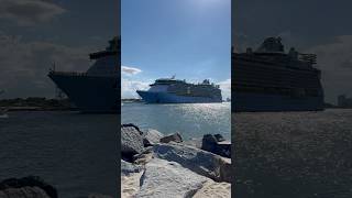 Freedom of the Seas departing Port Everglades porteverglades freedomoftheseas royalcaribbean [upl. by Hachman275]