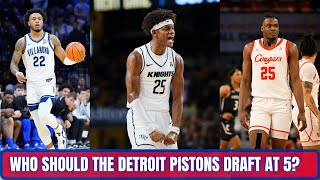 Five players the Detroit Pistons could draft with the 5th overall pick [upl. by Garlan]