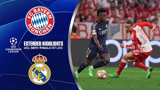 Bayern vs Real Madrid Extended Highlights  UCL SemiFinals 1st Leg  CBS Sports Golazo [upl. by Nylirahs]