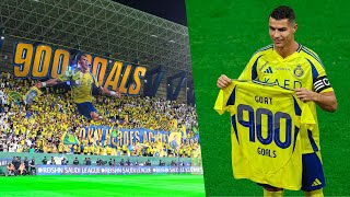 Cristiano Ronaldo 900Goal Tribute From AlNassr [upl. by Ellehsat]