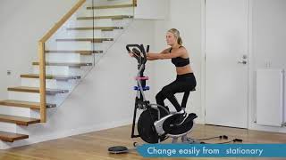 Powertrain 6in1 Elliptical Cross Trainer Bike with Weights and Twist Disc [upl. by Jourdain]